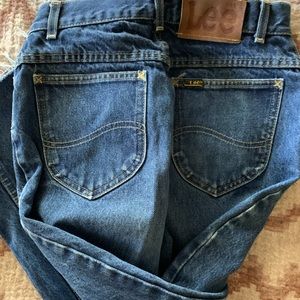 Vintage Lee high waisted mom ankle crop jeans